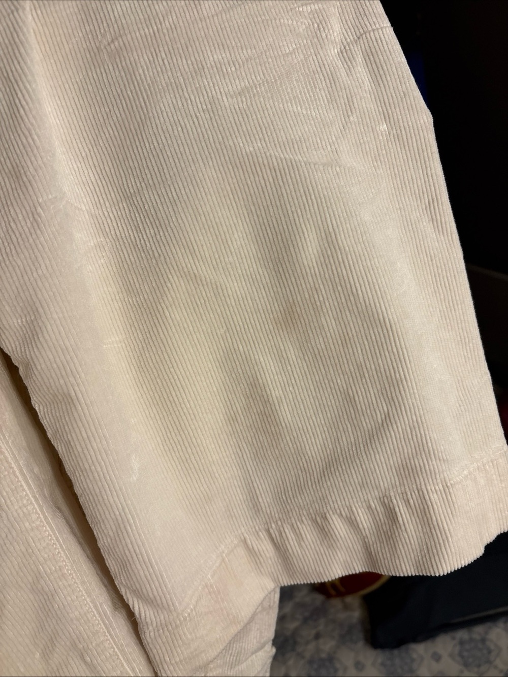 Anthropologie Off-White Wide-Leg Corduroy Jeans - Picture 12 of 14